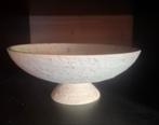 Beige schaal op voet Flad van Urban Nature, Porselein of Keramiek, Schaal, Rond, Ophalen of Verzenden