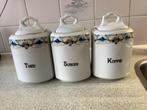 Koffie // Thee // suiker.   bussen. keramiek, antiek, Ophalen of Verzenden