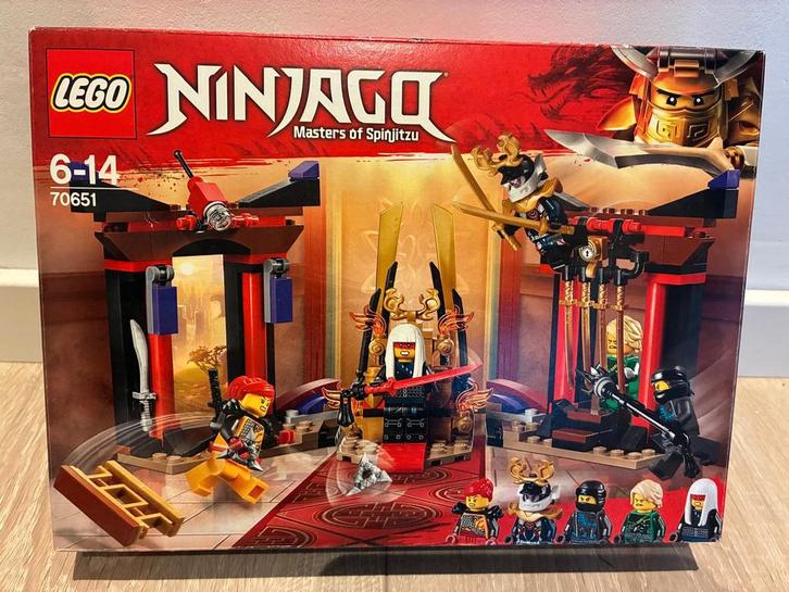 Lego Ninjago Troonzaal 70651, Kinderen en Baby's, Speelgoed | Duplo en Lego, Zo goed als nieuw, Ophalen of Verzenden