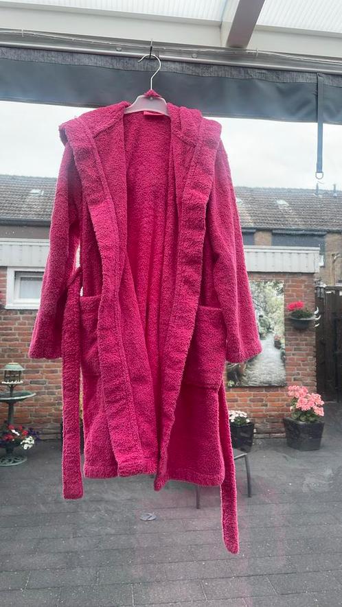 Badstof ochtendjas roze (3x)en donkerblauw vanaf maat 134, Kinderen en Baby's, Kinderkleding | Maat 134, Zo goed als nieuw, Jongen of Meisje