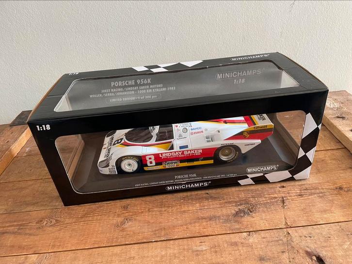 Minichamps 1:18 Porsche 956K, Hobby en Vrije tijd, Modelauto's | 1:18, Nieuw, MiniChamps, Ophalen of Verzenden