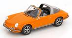Porsche 911 T Targa 1970 Oranje 1-18 Norev Limited 1000 Piec, Hobby en Vrije tijd, Modelauto's | 1:18, Tschuiten@hotmail.com, Auto