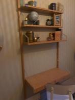 Mooie Wandbureau met Opbergruimte, Ophalen of Verzenden, In hoogte verstelbaar, Zo goed als nieuw, Bureau