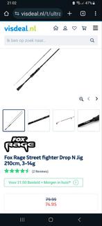 Fox Rage Drop n jig hengel, Watersport en Boten, Hengelsport | Roofvissen, Nieuw, Ophalen, Werphengel