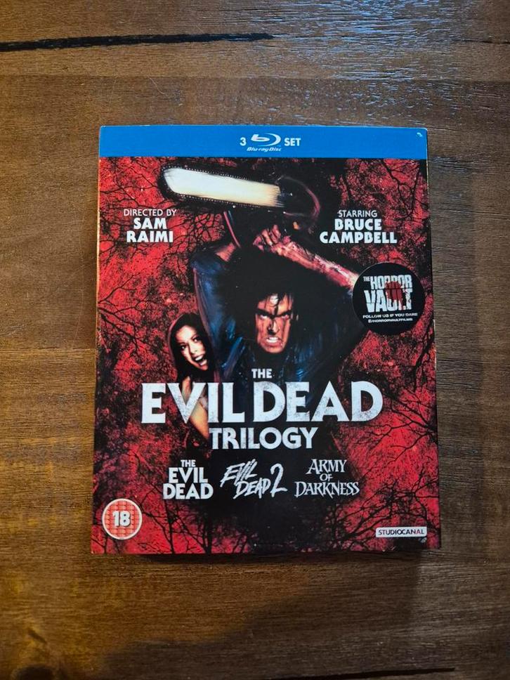 Evil Dead Trilogy - Blu-ray Boxset, Cd's en Dvd's, Blu-ray, Zo goed als nieuw, Horror, Boxset, Ophalen of Verzenden