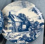 Delfts Blauw Bord - de herfst, Ophalen of Verzenden