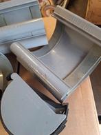 Grijze kunststof dakgoten - Diverse onderdelen, Ophalen, Kunststof, Gebruikt, Overige typen