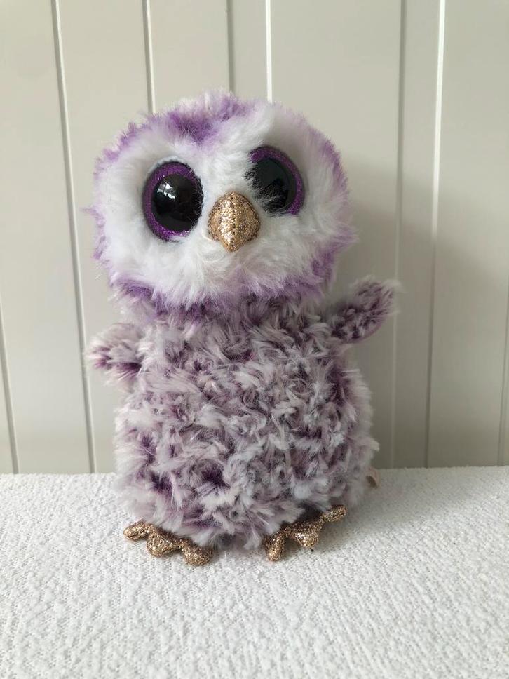 Ty beanie boo Moonlight, 15cm, Kinderen en Baby's, Speelgoed | Knuffels en Pluche, Zo goed als nieuw, Overige typen, Ophalen of Verzenden