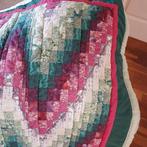 patchwork kleed hand gemaakt, Ophalen of Verzenden, Gebruikt