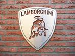 Lamborghini RVS logo, Auto diversen, Ophalen of Verzenden