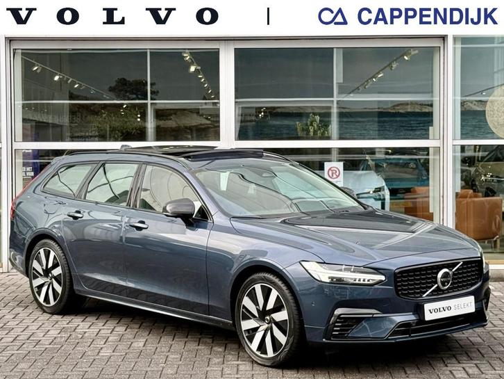 Volvo V90 T8 Recharge 455PK Ultra Dark| Panodak| 360Camera|, Auto's, Volvo, Bedrijf, Te koop, V90, ABS, Achteruitrijcamera, Adaptive Cruise Control