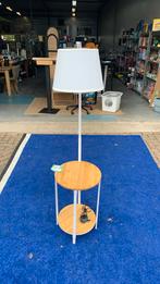 HOMCOM Vloerlamp met 2 planken staande lamp voetschakelaar, Ophalen, Nieuw, Nb, Nb