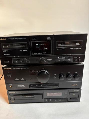 Technics SU-X302 versterker RS-X302 cassettedeck + cd speler beschikbaar voor biedingen