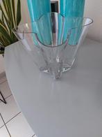 Mooi glazen zakdoek vaas, Overige kleuren, Ophalen of Verzenden, Minder dan 50 cm, Glas