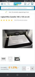 Badkuip 120cm bij 180 cm 2 persoons nieuw in plastic, Overige typen, Nieuw, Minder dan 100 cm, 25 tot 50 cm