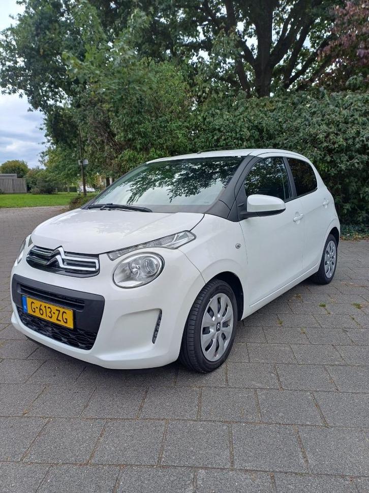 Citroën C1 1.0 VTi 72PK S&S 5D 2019 Wit Start-Stop | Airco, Auto's, Citroën, Bedrijf, C1, ABS, Airbags, Airconditioning, Bluetooth