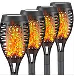 La Ferme - 6 stuks Solar Torch - Fakkel Tuinverlichting - Zo, Tuin en Terras, Fakkels, Verzenden, Nieuw