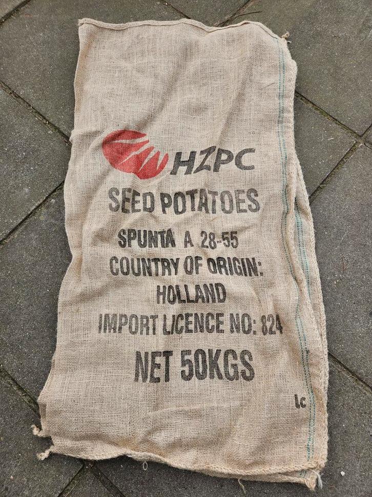 Nieuwe jute zak - afmeting 60x110 - zaklopen - stof - kerst, Hobby en Vrije tijd, Stoffen en Lappen, Nieuw, 30 tot 120 cm, 30 tot 200 cm