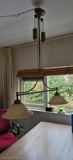 Vintage Plafondlamp met Twee Lampen, Huis en Inrichting, Lampen | Plafondlampen, Ophalen of Verzenden
