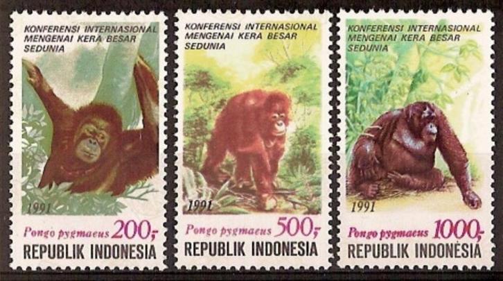 Indonesie Zonnebloem nr 1476/8 postfris 1991, Postzegels en Munten, Postzegels | Azië, Postfris, Zuidoost-Azië, Ophalen of Verzenden