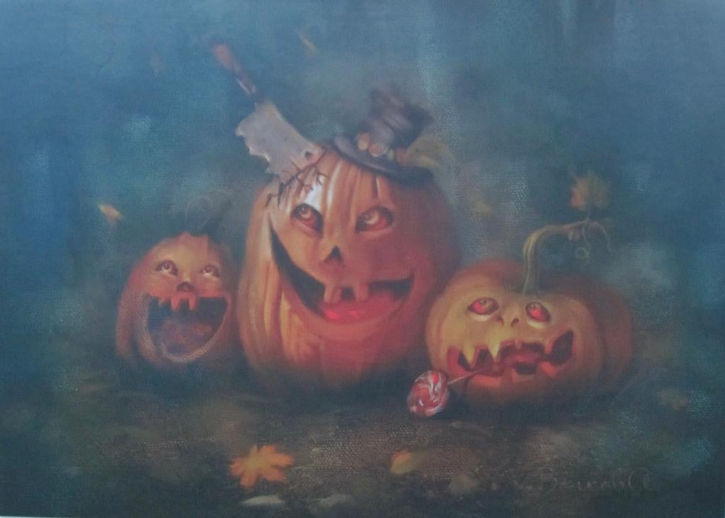 Horror Pompoenen - Haloween - nieuw, Verzenden, 1980 tot heden, Ongelopen, Overige thema's