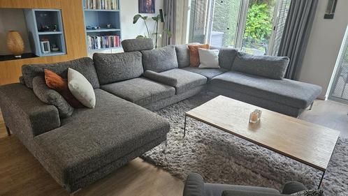 Zeer ruime comfortabele hoekbank U-vorm, Huis en Inrichting, Banken | Complete zithoeken, Gebruikt, Stof, Ophalen