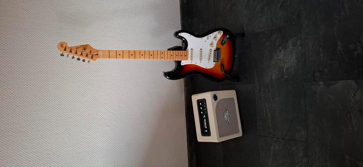 Ruil:Dit schitterende gitaarset., Muziek en Instrumenten, Snaarinstrumenten | Gitaren | Elektrisch, Zo goed als nieuw, Solid body
