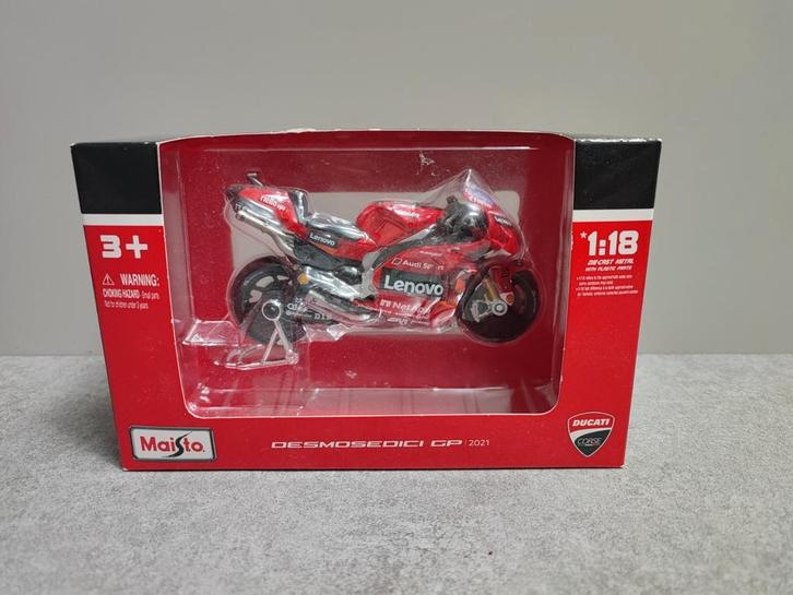 Ducati Desmosedici GP21 - Jack Miller - MotoGP 2021, Hobby en Vrije tijd, Modelauto's | 1:18, Nieuw, Motor, Overige merken, Ophalen of Verzenden