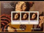 Postzegels pf. Met 4 KAARTEN. Frans Hals museum. Luitspeler, Ophalen of Verzenden, Na 1940, Postfris