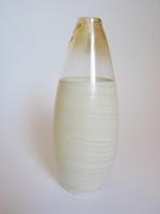 jaren '50 lampenkap helder mat irisatie streep patroon., Huis en Inrichting, Lampen | Lampenkappen, Vintage, Ophalen of Verzenden