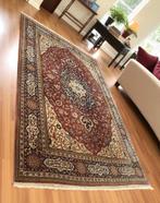 Perzisch tapijt handgeknoopt Tabriz  vloerkleed, Rood, Gebruikt, 200 cm of meer, Ophalen of Verzenden