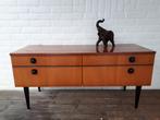 Vintage retro kastje dressoir lowboard ladekastje jaren 60., Huis en Inrichting, Kasten | Dressoirs, Ophalen, Gebruikt, 100 tot 150 cm