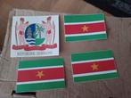 4 sticker afbeelding vlag van Suriname, Ophalen, Zo goed als nieuw