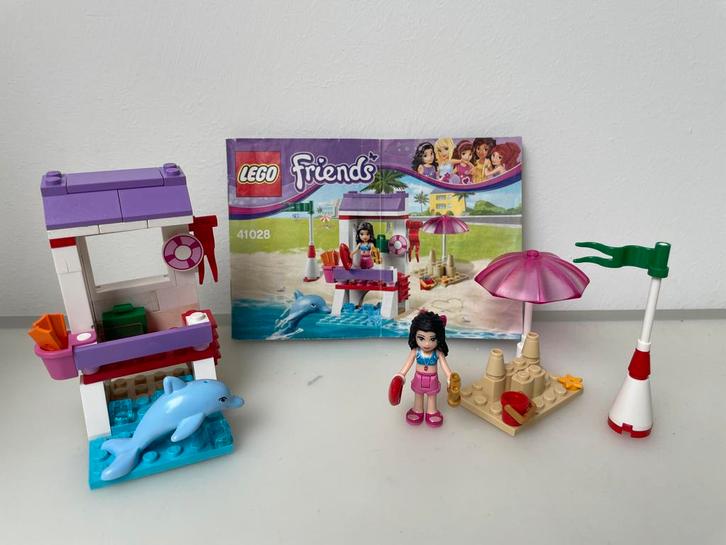 Lego Friends 41028 Emma's Reddingspost - Compleet!, Kinderen en Baby's, Speelgoed | Duplo en Lego, Zo goed als nieuw, Lego, Complete set