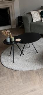 Salon tafel / bijzet tafels tafeltjes, Huis en Inrichting, Tafels | Bijzettafels, Minder dan 55 cm, Rond, Zo goed als nieuw, Ophalen
