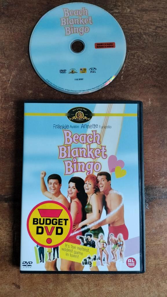 Beach Blanket Bingo (1965) DVD, Cd's en Dvd's, Dvd's | Actie, Zo goed als nieuw, Alle leeftijden, Ophalen of Verzenden