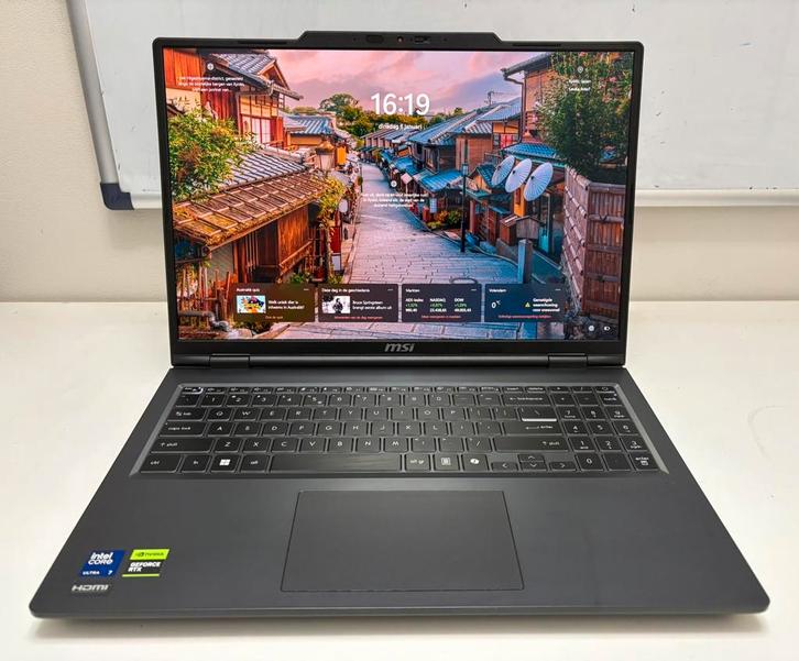 MSI VenturePro 16 AI A2HVEG-025NL QWERTY, Computers en Software, Windows Laptops, Zo goed als nieuw, 16 inch, SSD, Onbekend, 32 GB