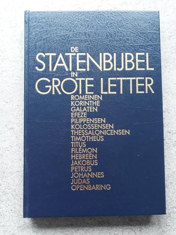 Statenbijbel in grote letter beschikbaar voor biedingen