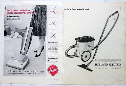 25 vintage advertenties reclames stofzuigers 1962-74, Verzamelen, Merken en Reclamevoorwerpen, Gebruikt, Overige typen, Verzenden