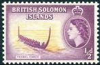 Solomon 1956, QEII - Kano, postfris/plakspoor., Postzegels en Munten, Postzegels | Thematische zegels, Verzenden, Postfris