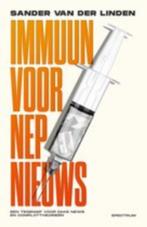 SANDER VAN DER LINDEN,,IMMUUN VOOR NEPNIEUWS,,, Ophalen of Verzenden, Zo goed als nieuw, Nederland, SANDER VAN DER LINDEN