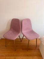 Twee oudroze stoelen, Huis en Inrichting, Stoelen, Ophalen, Gebruikt, Twee, Overige kleuren