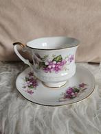 Royal Ascot kop en schotel - Charming Violet, Antiek en Kunst, Ophalen of Verzenden