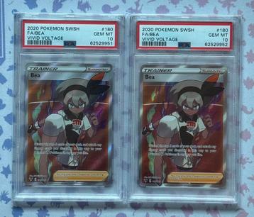 Pokémon Vivid Voltage 2020 Bea Full Art Trainer 180 PSA 10 beschikbaar voor biedingen