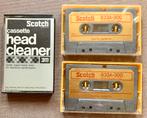 Scotch headcleaner datacassette zeldzaam 3x cassettebandjes, Gebruikt, 2 t/m 25 bandjes, Ophalen of Verzenden, 3M Scotch