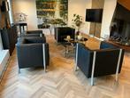 4 prachtige zwarte fauteuils Walter Knoll, Huis en Inrichting, Fauteuils, Ophalen, Zo goed als nieuw
