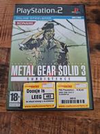 PS2 spel Metal Gear Solid 3 Subsistence, Spelcomputers en Games, Games | Sony PlayStation 2, Avontuur en Actie, Vanaf 18 jaar