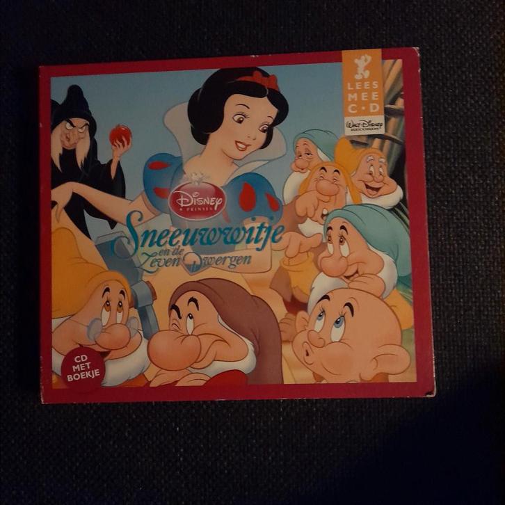 Sneeuwwitje Lees mee cd met boekje - Disney, Cd's en Dvd's, Cd's | Kinderen en Jeugd, Zo goed als nieuw, Verhaal of Sprookje, 3 tot 5 jaar
