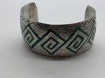 Z205 Prachtige zilveren Navajo armband, Sieraden, Tassen en Uiterlijk, Ophalen of Verzenden, X, Zilver, Zilver