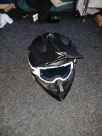MT Falcon crosshelm mat zwart L + LS2 Charger crossbril wit, Motoren, Kleding | Motorhelmen, Ophalen, Tweedehands, Offroadhelm